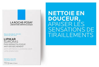 La Roche-Posay Lipikar Lot*2 Pain Surgras Dermatologique Anti-Dessèchement 150 g