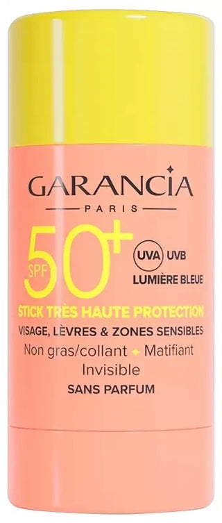 Garancia Stick Visage, Lèvres et Zones Sensibles SPF50+ 15 Grammes