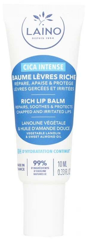 Laino Cica Intense Baume Lèvres Riche 8 Heures 10 ml