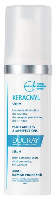Ducray Keracnyl Sérum Anti-Imperfections et Anti-Âge - Peaux Adultes à Imperfections 30 ml
