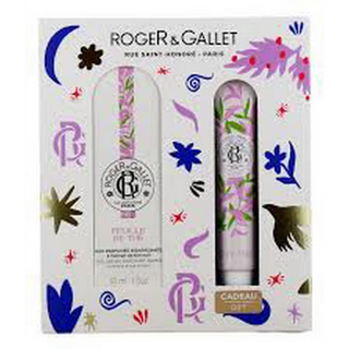 Roger & Gallet Coffret Eau Parfumée Bienfaisante Feuille de Thé 30 ml + Crème Mains 30 ml