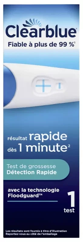Clearblue Test de Grossesse Détection Rapide x1