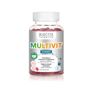 BIOCYTE MULTIVIT GUMMIES Goût Fraise - 60 Gommes