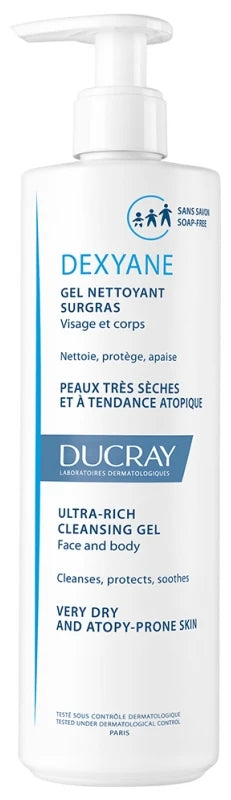 Ducray Dexyane Gel Nettoyant Surgras 400 ml