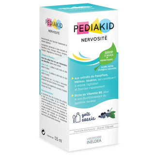 Pediakid Nervosite Sirop Gout Cassis 125 ml