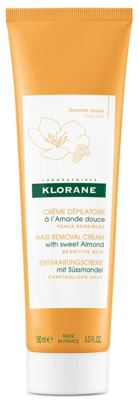 Klorane - Crème Dépilatoire à l'Amande Douce - Peaux Sensibles 150 ml