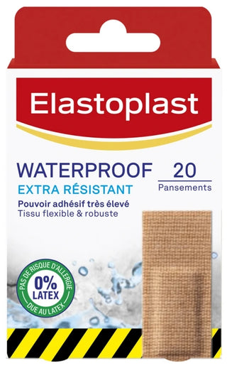 Elastoplast Pansements Waterproof Extra Résistant 20 Pansements