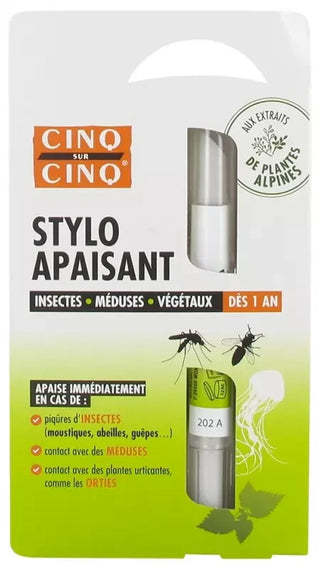 CINQ SUR CINQ Stylo Apaisant Piqure Insectes et Végétaux 2ml