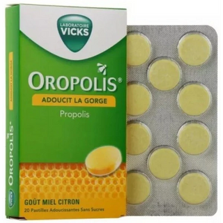 Vicks Oropolis Pastilles Adoucissantes Miel citron x 20