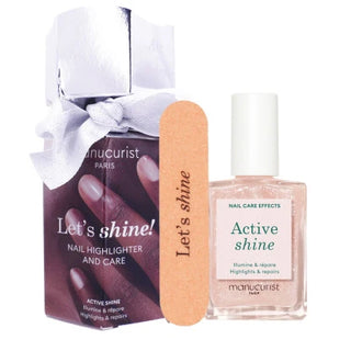 MANUCURIST LET'S SHINE VERNIS ACTIVE SHINE + LIME A ONGLES