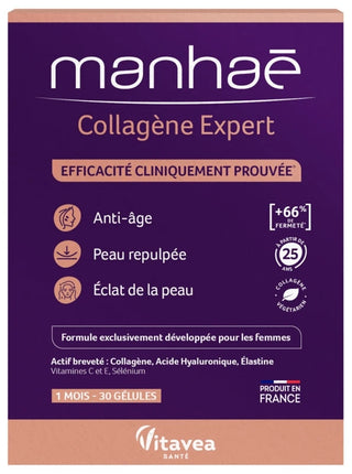 Manhaé Vitavea Collagène Expert - 30 Gélules - 1 Mois