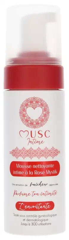 Musc Intime Mousse Nettoyante Intime Parfum Rose Mystik 150 ml