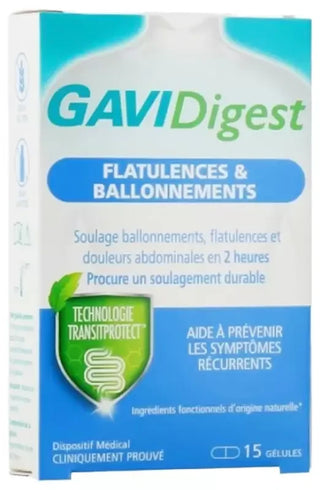 GAVIDigest Flatulences & Ballonnements Récurrentes 15 Gélules