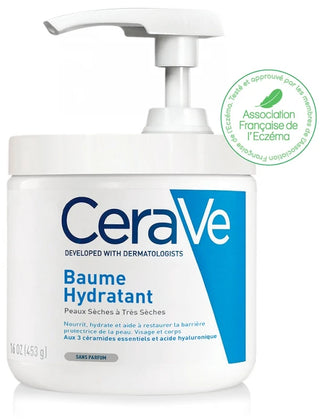 CeraVe Beaume Hydratant - Peaux Sèches à Très Sèches Pompe 454 ml