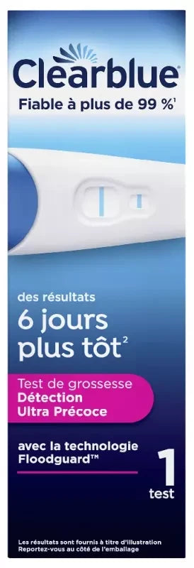 Clearblue Test de Grossesse Détection Ultra Précoce x1