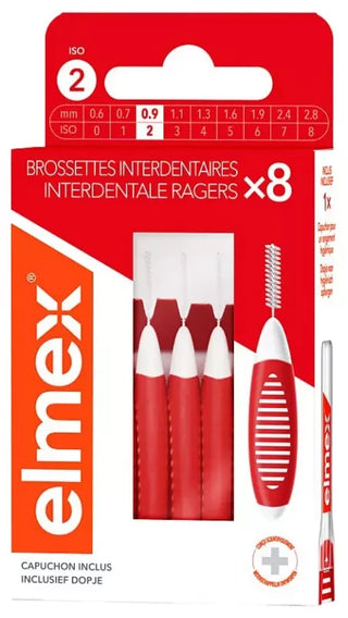 Elmex Brossettes Interdentaires Pack de 8 Brossettes - Taille : 0,9 mm