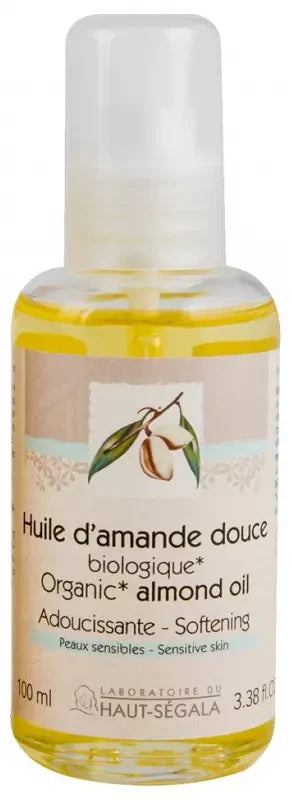 Laboratoire du Haut-Ségala Huile d'Amande Douce Vierge 100 ml Biologique *