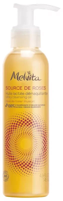 Melvita Source de Roses Huile Démaquillante Bio 145 ml