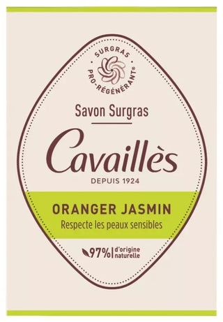 Cavaillès Savon Surgras Oranger Jasmin Peaux Sèches 100 g