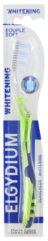 Elgydium Brosse à Dents Blancheur Souple - Couleur : Vert