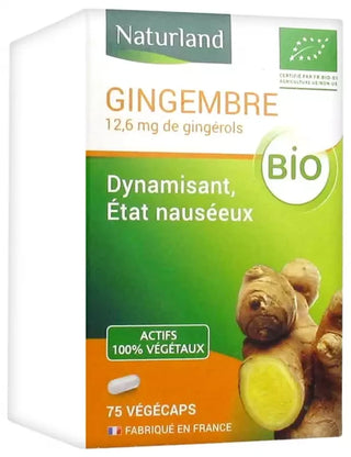 Naturland Gingembre Bio 75 Végécaps