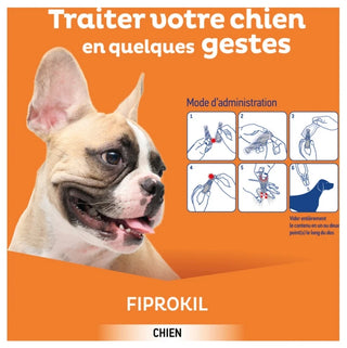 Clément Thékan anTi-Puces Anti-Tiques Chien 20-40Kg 4 Pipettes