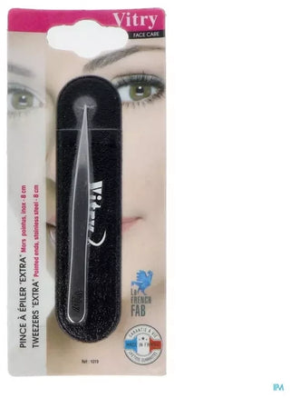 Vitry Pince à Épiler les Sourcils Mors Pointus Inox