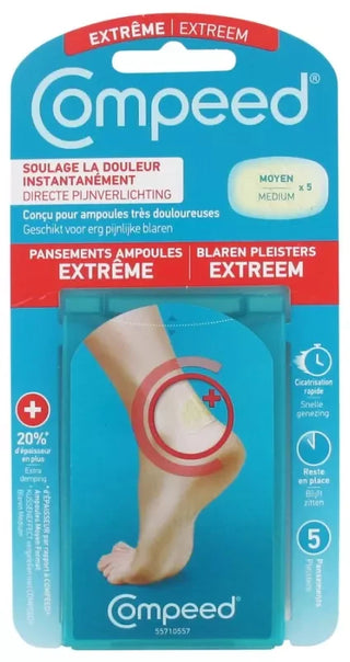 Compeed Ampoules Extrême Pour le Talon 5 Pansements
