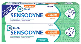 Sensodyne Pro-Émail Dentifrice Enfants 0-6 Ans 2 x 50 ml