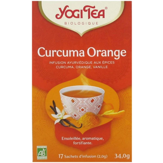 Yogi Tea Curcuma Orange Bio 17 Sachets