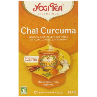 Yogi Tea Chai Curcuma x 17