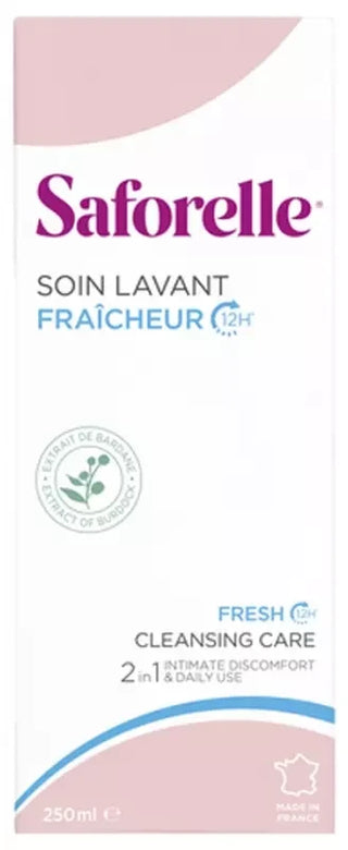 Saforelle Soin Lavant Fraîcheur Inconfort Intime 250 ml