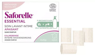 Saforelle Soin Lavant Intime Apaisant à Reconstituer Recharge de 4 Bâtonnets de 6 g