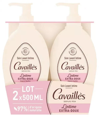 Cavaillès Soin Lavant Toilette Intime Extra-Doux 2 x 500 ml