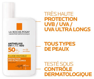 La Roche-Posay Anthelios Fluide Invisible Sans Parfum SPF50+ 50 ml