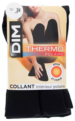 DIM Collant Thermo Polaire 1 PAIRE - Taille : 3/4