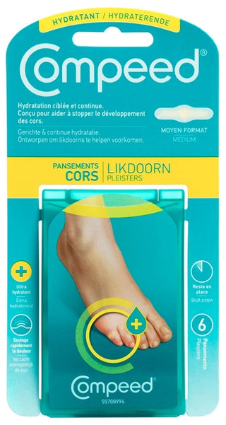 Compeed Pansements Cors Hydratant X6