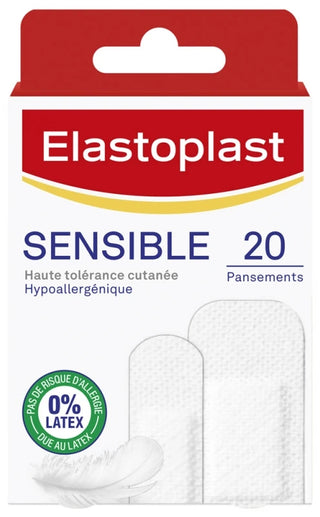 Elastoplast Sensible 20 Pansements - Couleur : Blanc