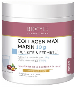 Biocyte Collagen Max Marin Goût Passion 20 Doses de 11 g