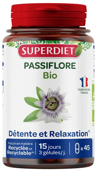 Superdiet Passiflore Bio 45 Unités