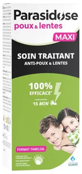 Parasidose Poux-Lentes Soin Traitant 15 minutes 200 ml