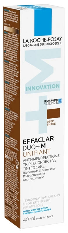 La Roche-Posay Effaclar Duo+M Soin Teinté Triple Correction Anti-Imperfections 40 ml - Teinte : Foncée