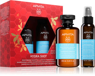 Apivita hydra shot shampooing + après-shampooing sans rinçage