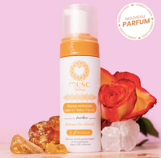 Musc Intime Mousse nettoyante Ambre florale 150mL
