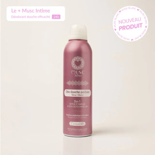 Musc Intime Déo douche L'irrésistible musc blanc 3-en-1 200mL