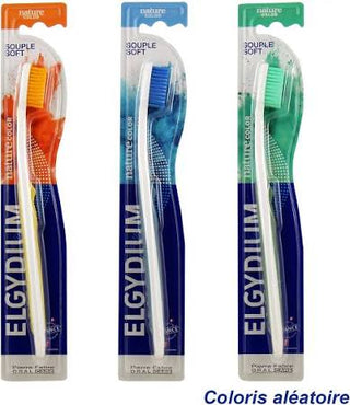 Elgydium Brosse à dent souple nature color