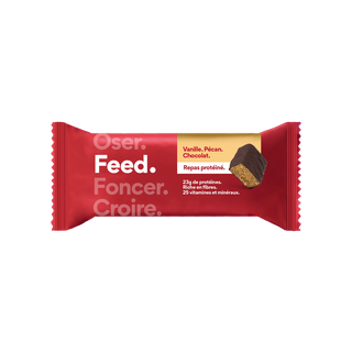 Feed Barre-repas Vanille-Pécan chocolat 100g