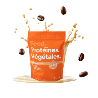 Feed Protéine Végétale Café Latte (600 g, 20 portions)