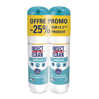 Insect Ecran Peau Anti-moustiques Répulsif Familles 2x100ml