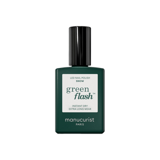 Manucurist green flash vernis semi-permanent snow 15ml